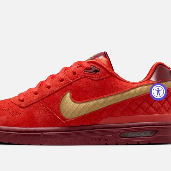 Nike Men\'s Dunk low P-Rod all-star edition size 14 in Habanero/Gold main image 4